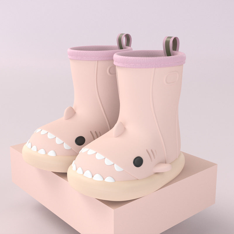 Bottes de Pluie en Caoutchouc Imperméable pour Enfant