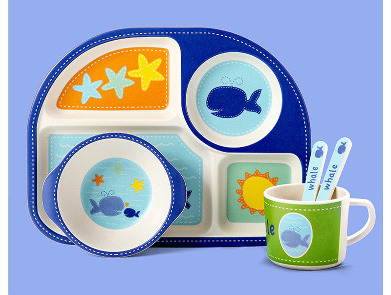 Set de couverts pour enfants en fibre de bambou