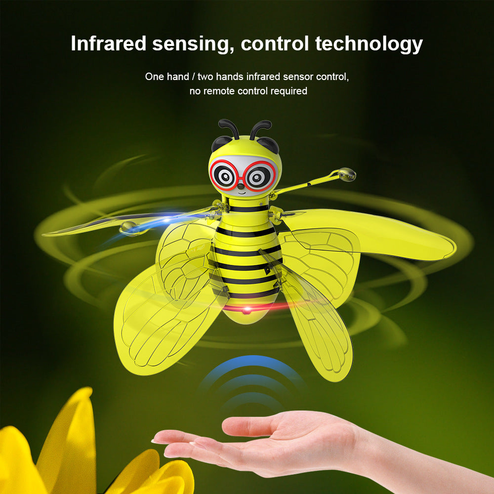 Mini Jouets Abeille - Balle Volante à Induction Infrarouge avec Détection de gestes