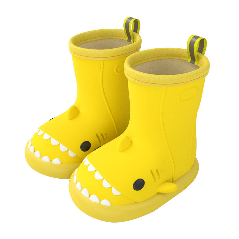 Bottes de Pluie en Caoutchouc Imperméable pour Enfant