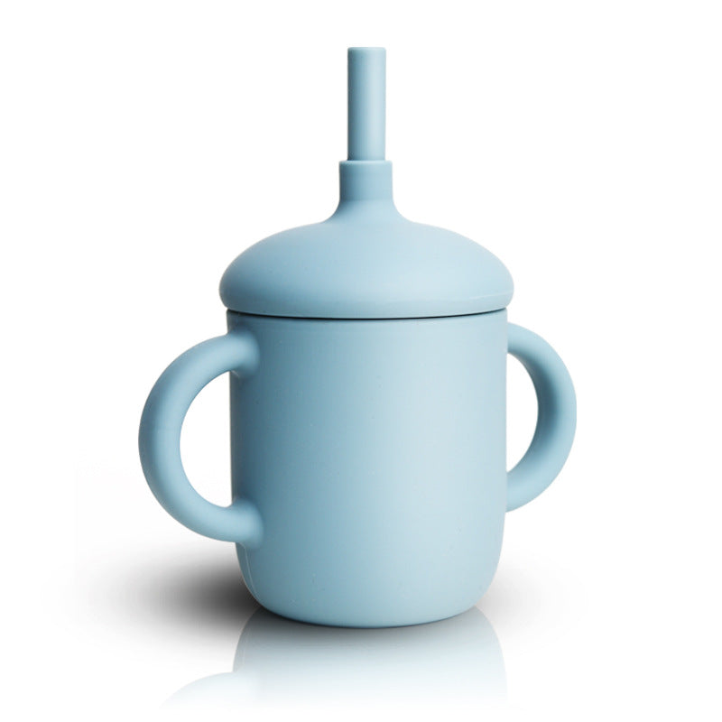 Tasse alimentaire nouveau design avec paille en silicone