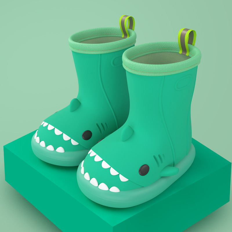 Bottes de Pluie en Caoutchouc Imperméable pour Enfant