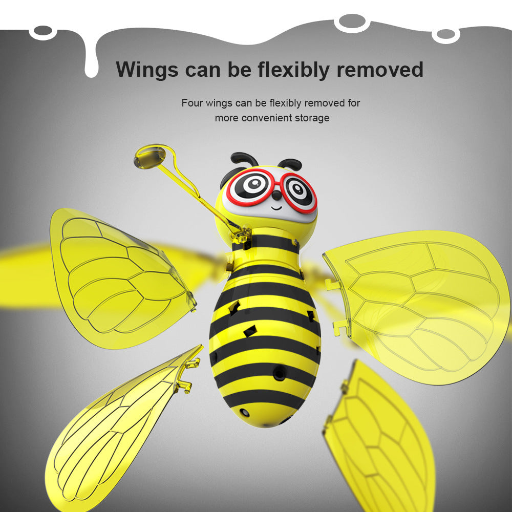 Mini Jouets Abeille - Balle Volante à Induction Infrarouge avec Détection de gestes