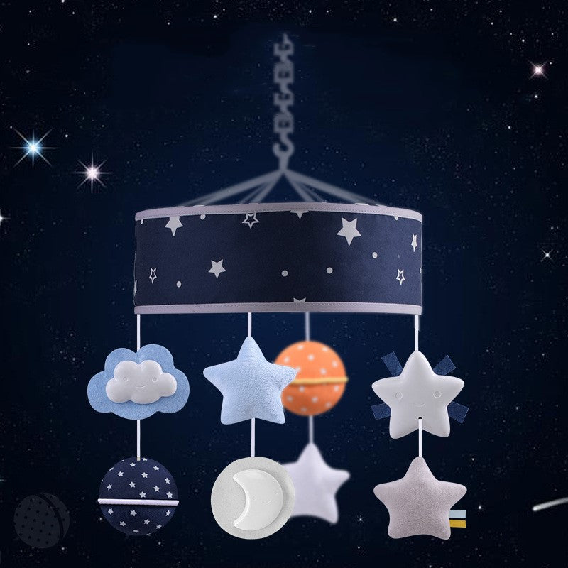 Hochet de lit pour bébé, Jouet de confort étoile musicale, Mobile de lit bébé