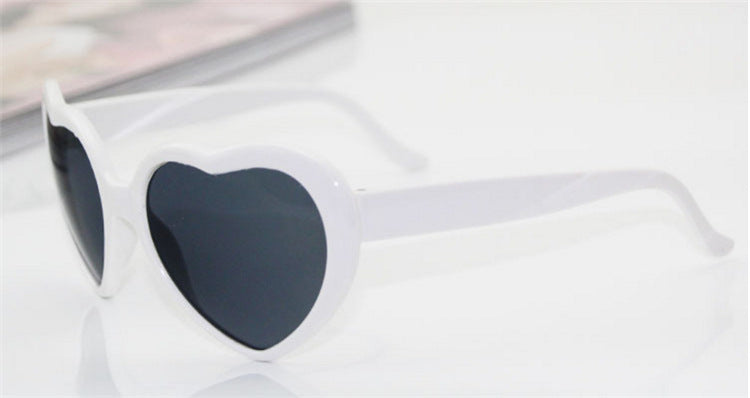 Lunettes de Soleil à Effets Spéciaux 3D en forme de Cœur