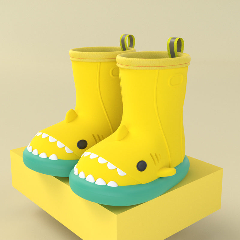 Bottes de Pluie en Caoutchouc Imperméable pour Enfant