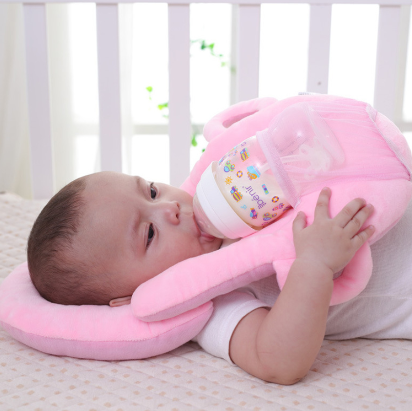 Coussin d'allaitement en peluche pour bébé