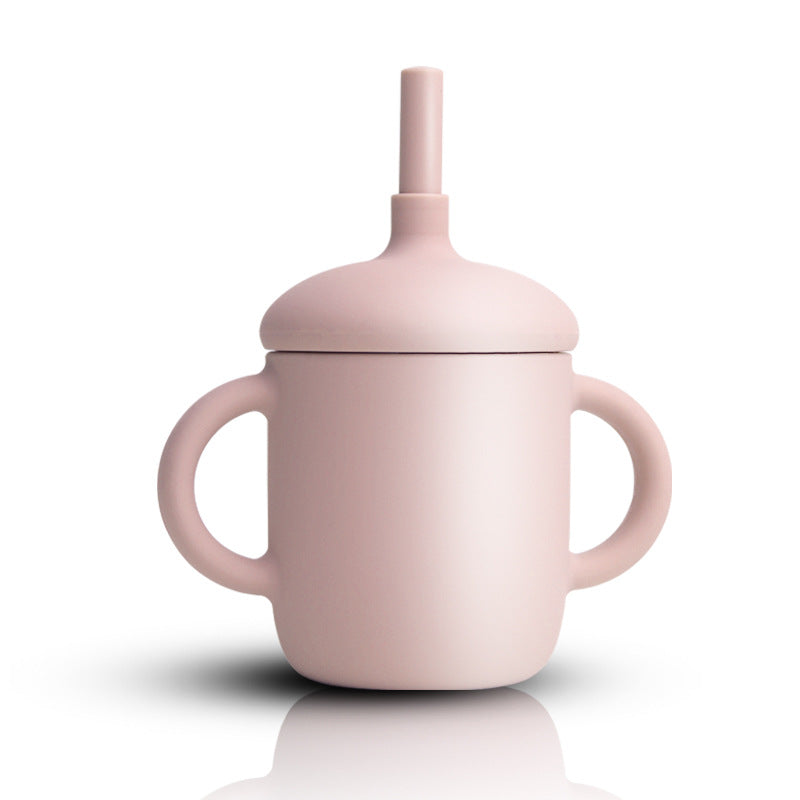 Tasse alimentaire nouveau design avec paille en silicone