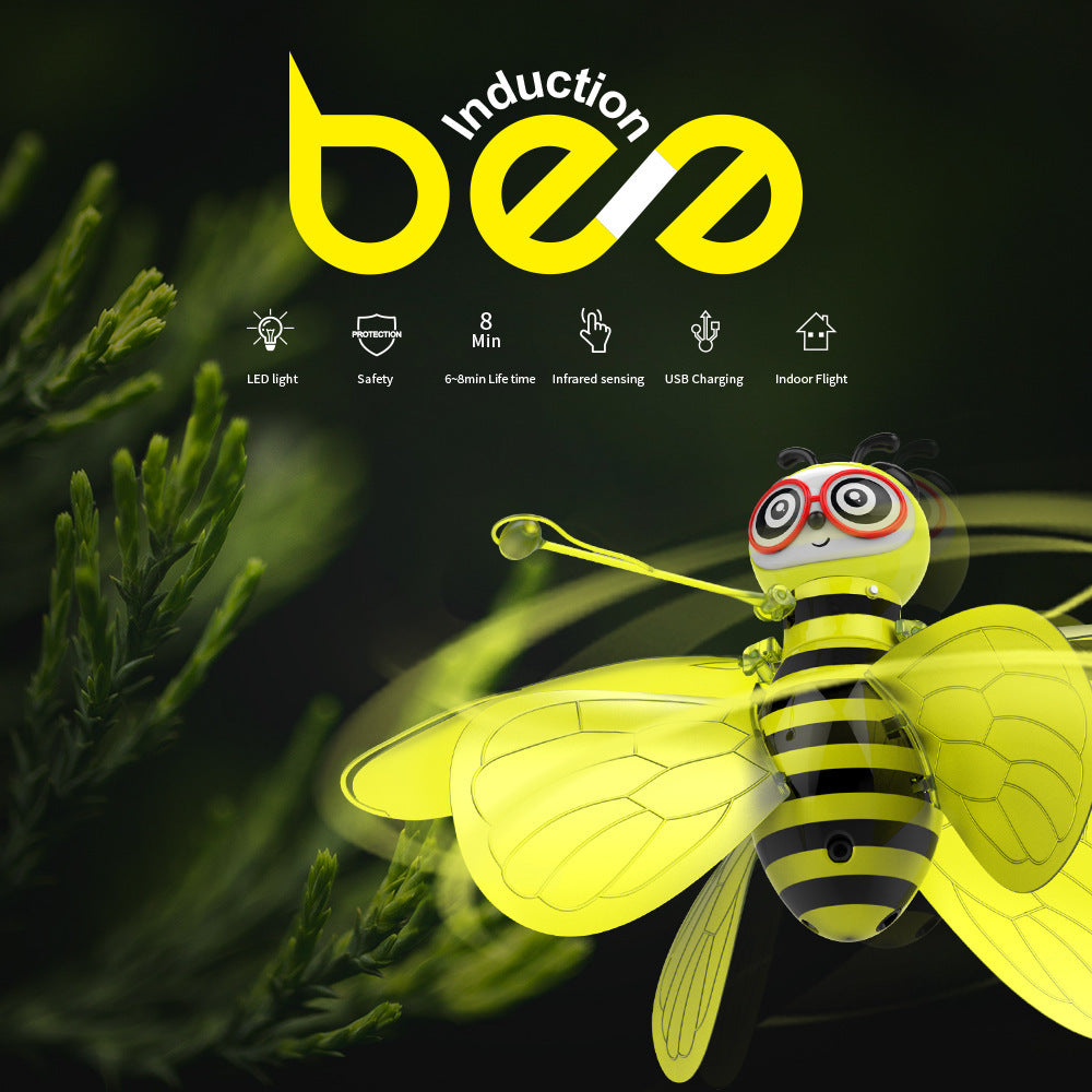 Mini Jouets Abeille - Balle Volante à Induction Infrarouge avec Détection de gestes