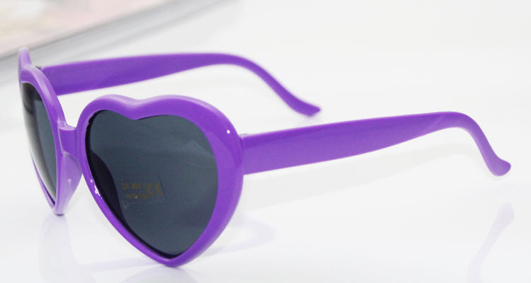 Lunettes de Soleil à Effets Spéciaux 3D en forme de Cœur