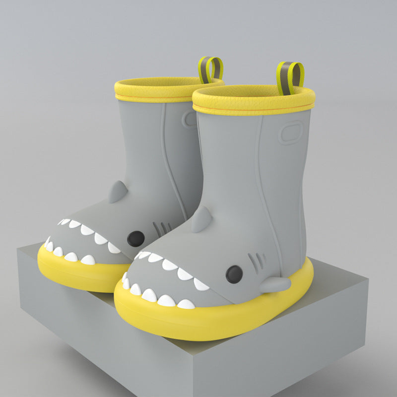 Bottes de Pluie en Caoutchouc Imperméable pour Enfant