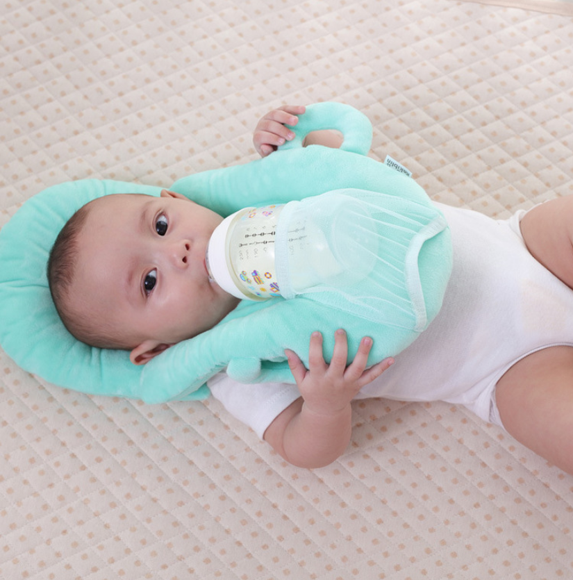 Coussin d'allaitement en peluche pour bébé