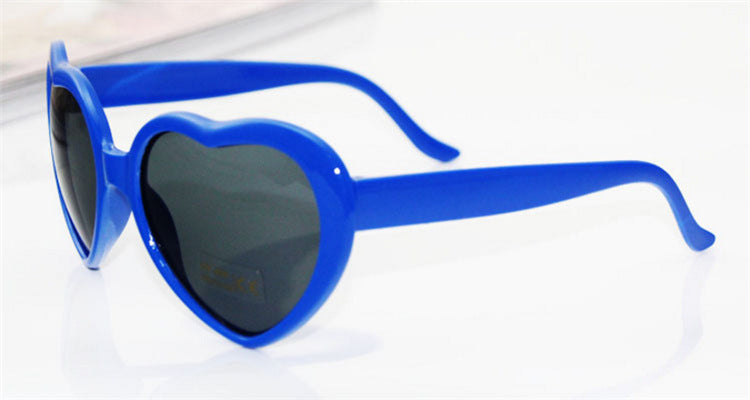 Lunettes de Soleil à Effets Spéciaux 3D en forme de Cœur