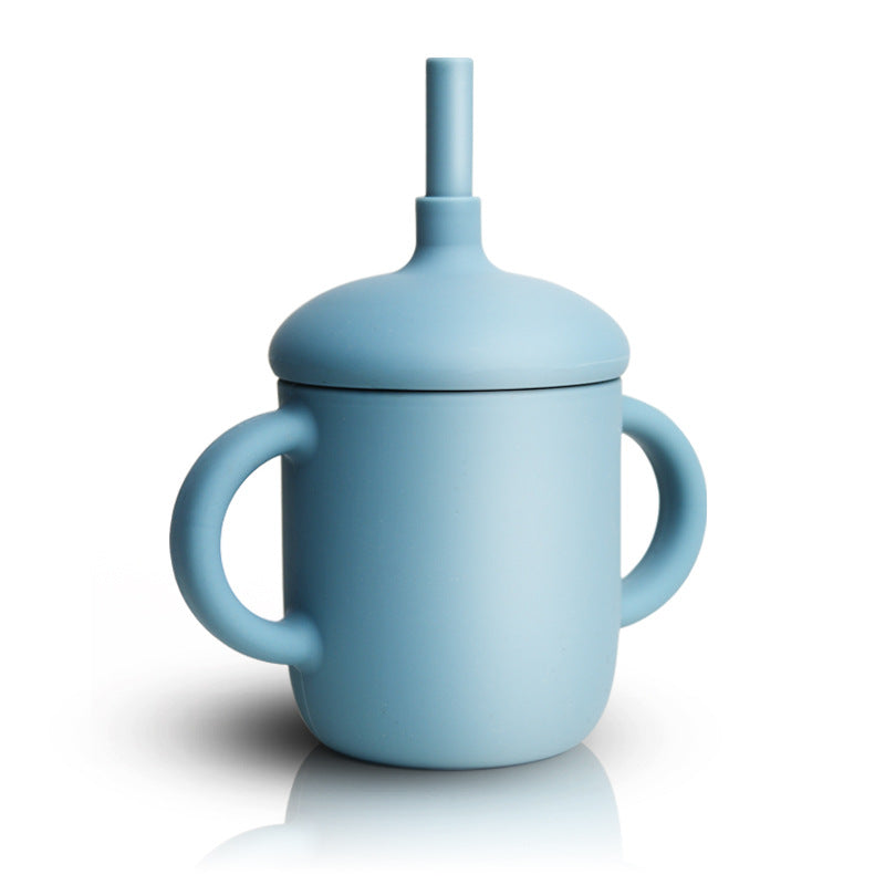 Tasse alimentaire nouveau design avec paille en silicone