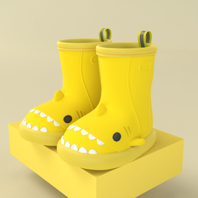 Bottes de Pluie en Caoutchouc Imperméable pour Enfant