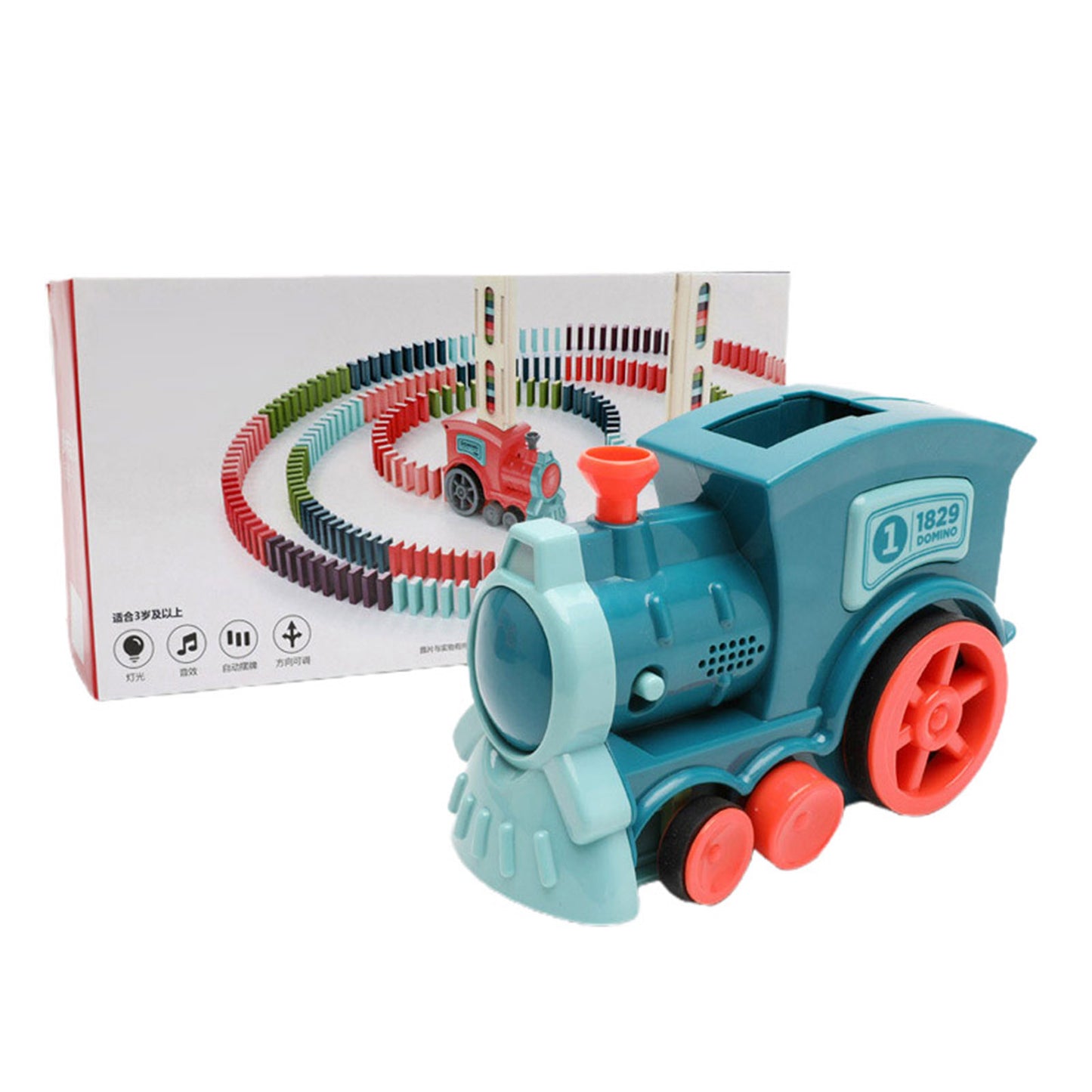 Jouet Domino Train pour Bébé, Jeux de Puzzle et de Construction