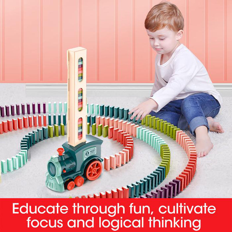 Jouet Domino Train pour Bébé, Jeux de Puzzle et de Construction