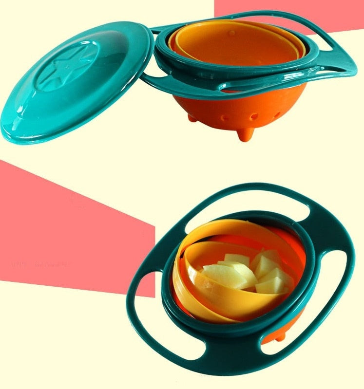 Bol anti-renversement, Assiette bébé, Gyro bowl, Bol pour bébé – sileashop