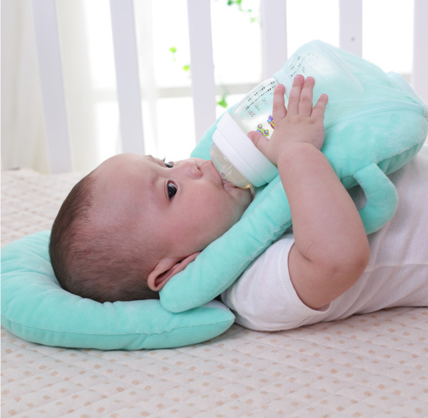 Coussin d'allaitement en peluche pour bébé