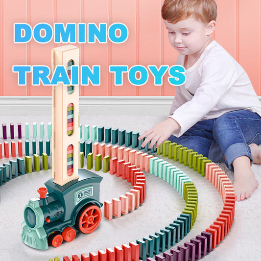 Jouet Domino Train pour Bébé, Jeux de Puzzle et de Construction